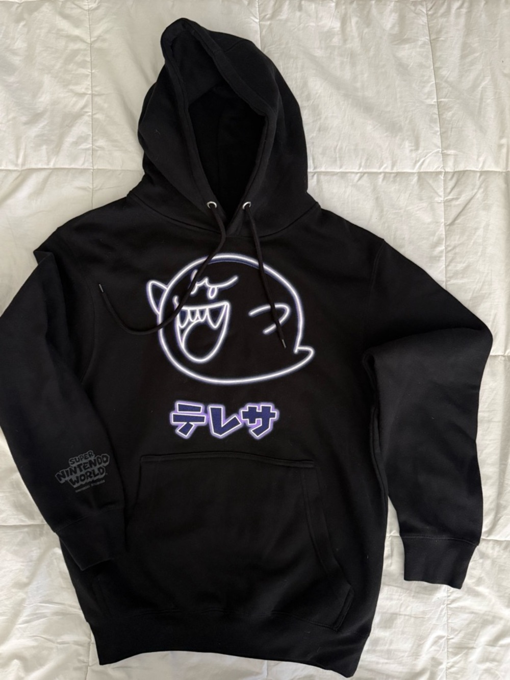 Super Mario World Boo Adult Sweatshirt
